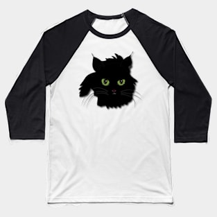 Black Cat Baseball T-Shirt